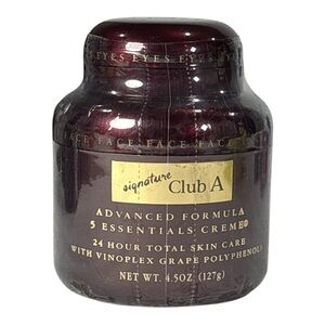 Signature Club A Advanced Formula 5 Essentials Creme For Face Eyes 4.5 oz Sealed